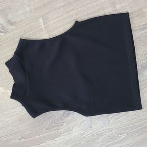 Zara ribbed high neck crop top